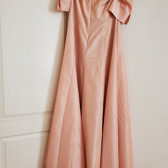 Sibel Yavuz Pink Double-breasted Coat Formal Dress - Picture 7 of 10